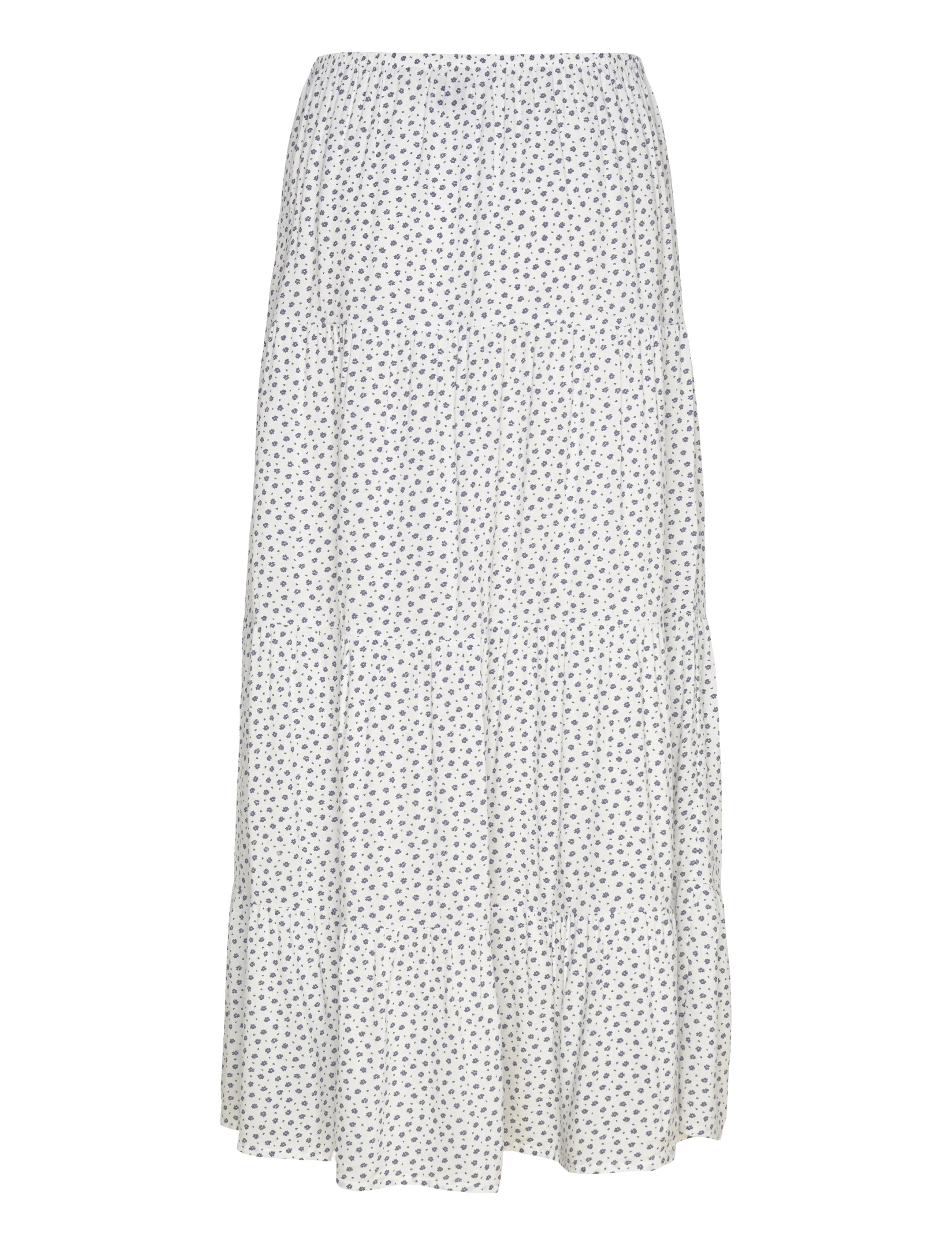 Superdry - WOVEN TIERED MAXI SKIRT - maksiseelikud - off white ditsy hearts - 2