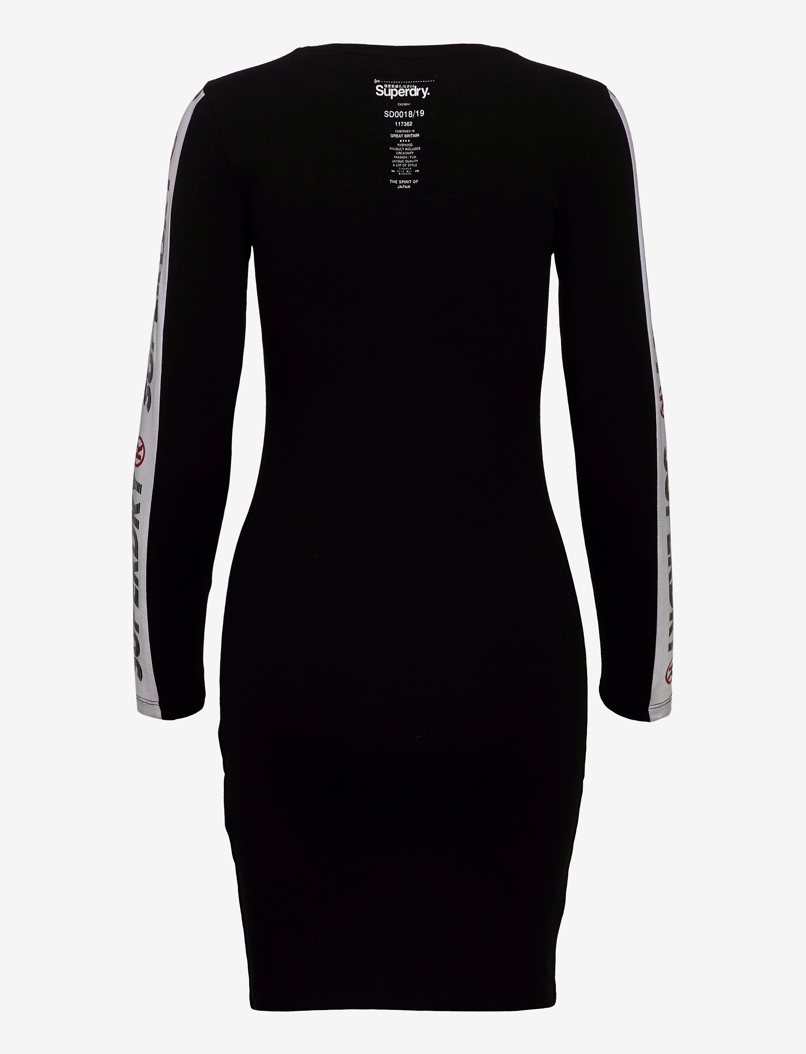 Superdry - BODYCON GRAPHIC MINI DRESS - black - 1