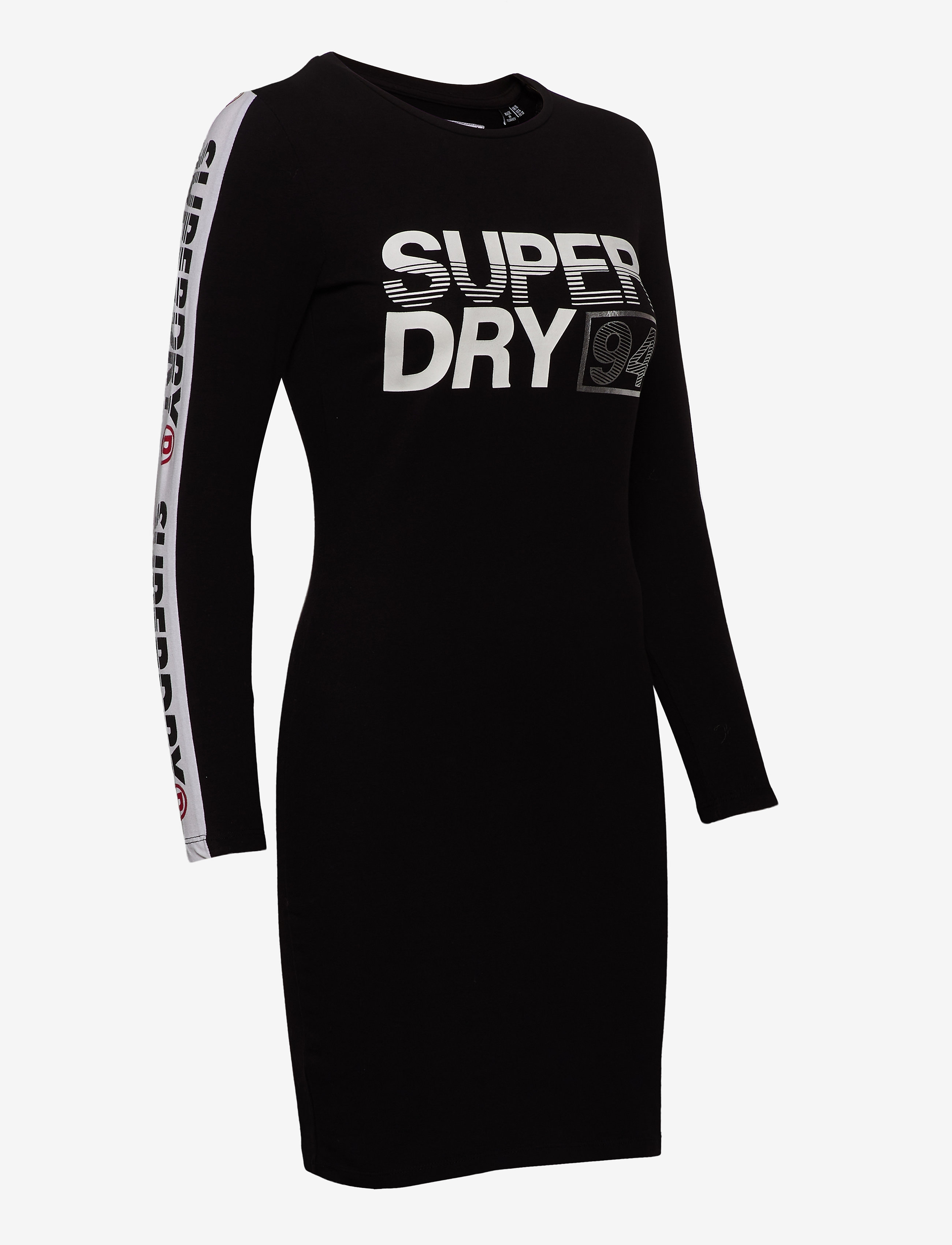Superdry - BODYCON GRAPHIC MINI DRESS - black - 3