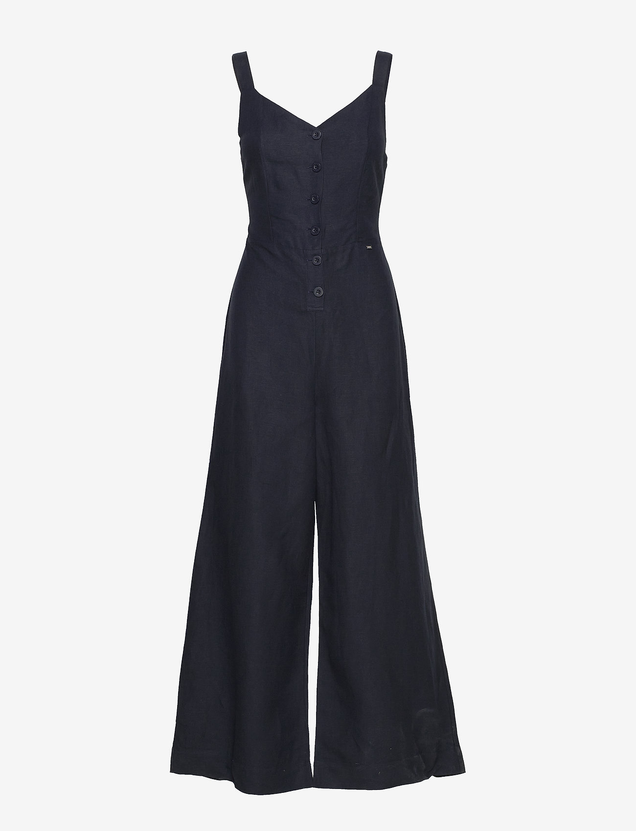 Superdry - EDEN LINEN JUMPSUIT - eclipse navy - 0