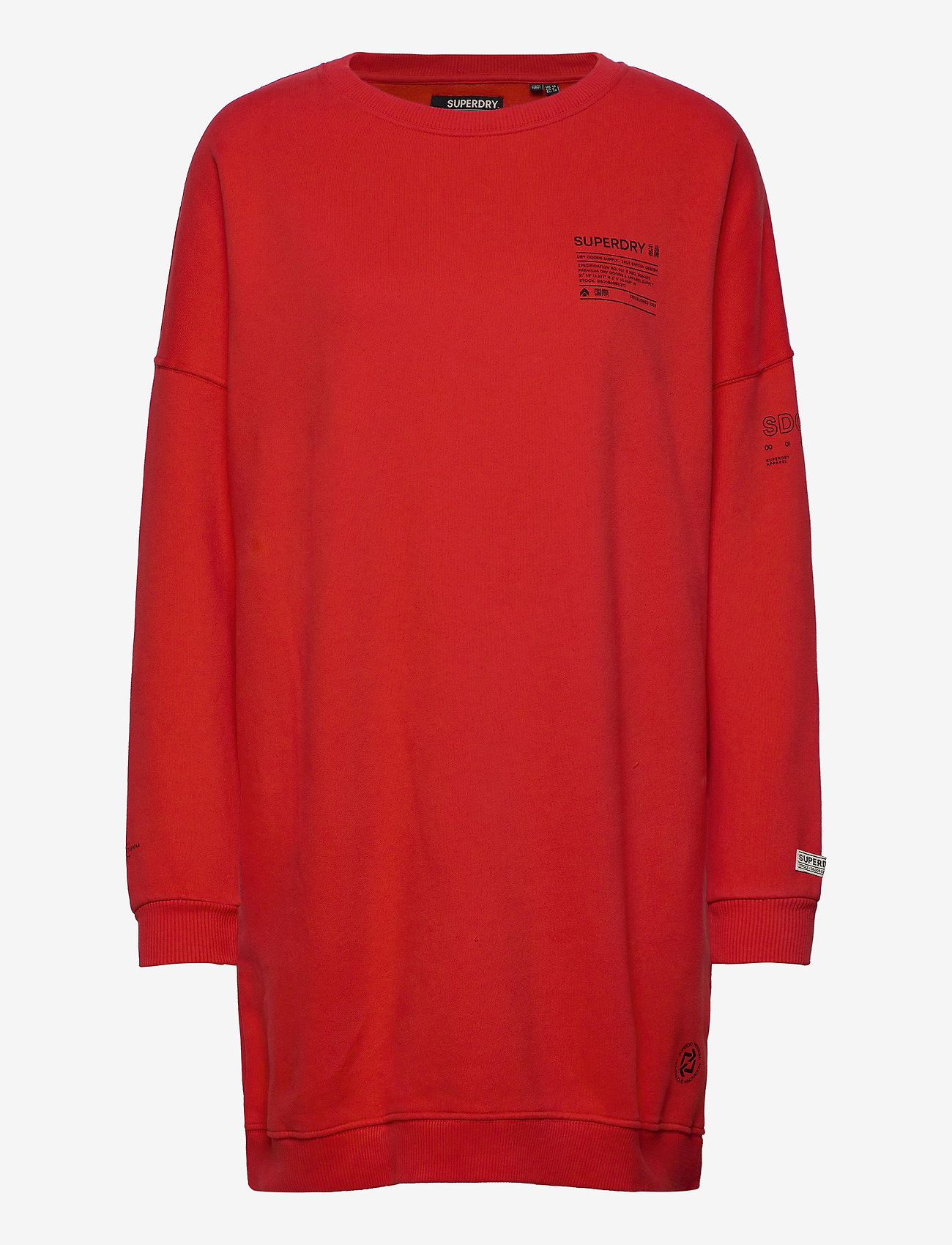 Superdry - ALCHEMY SWEAT DRESS - apple red - 0