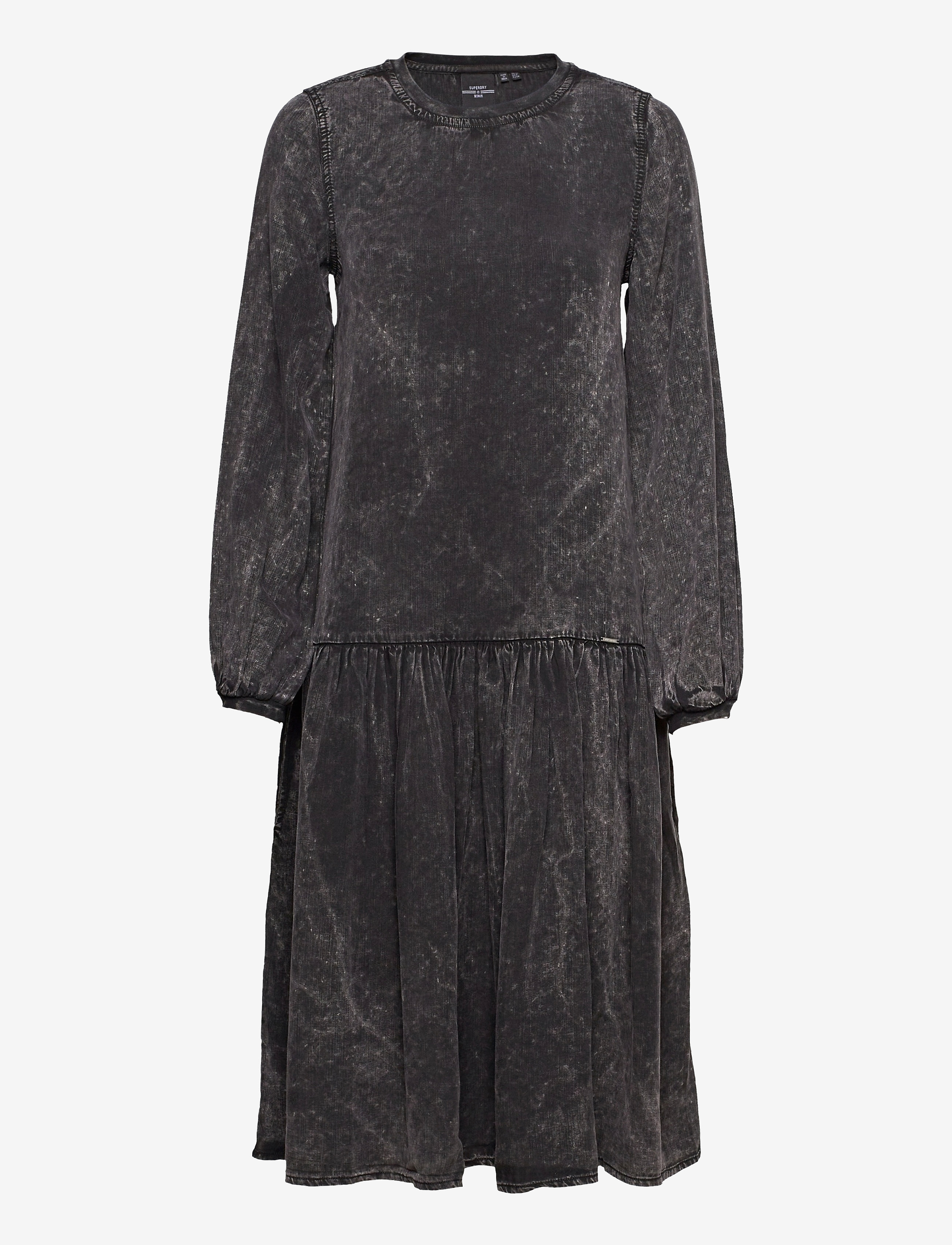 SUPERDRY Mia Midi Kleid Schwarz - XS - Damen