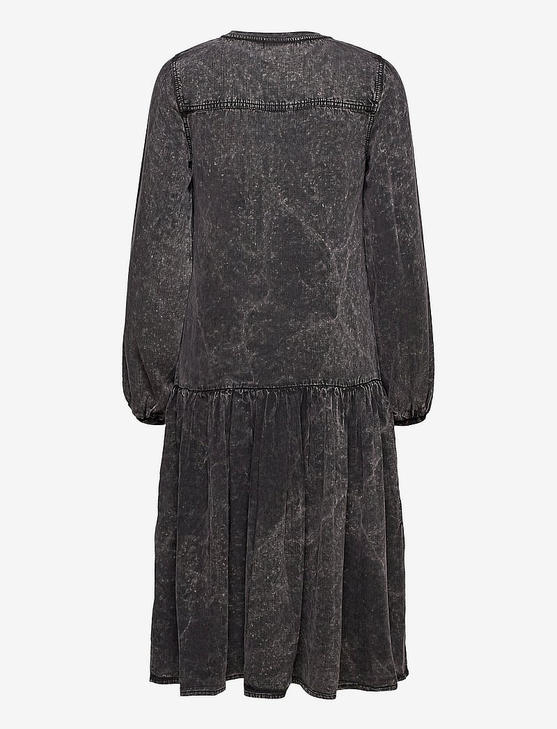 Superdry - Mia Midi Dress - denimkjoler - washed black - 1