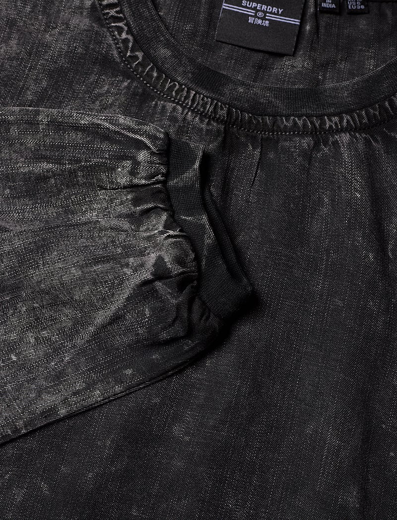 Superdry - Mia Midi Dress - denimkjoler - washed black - 2