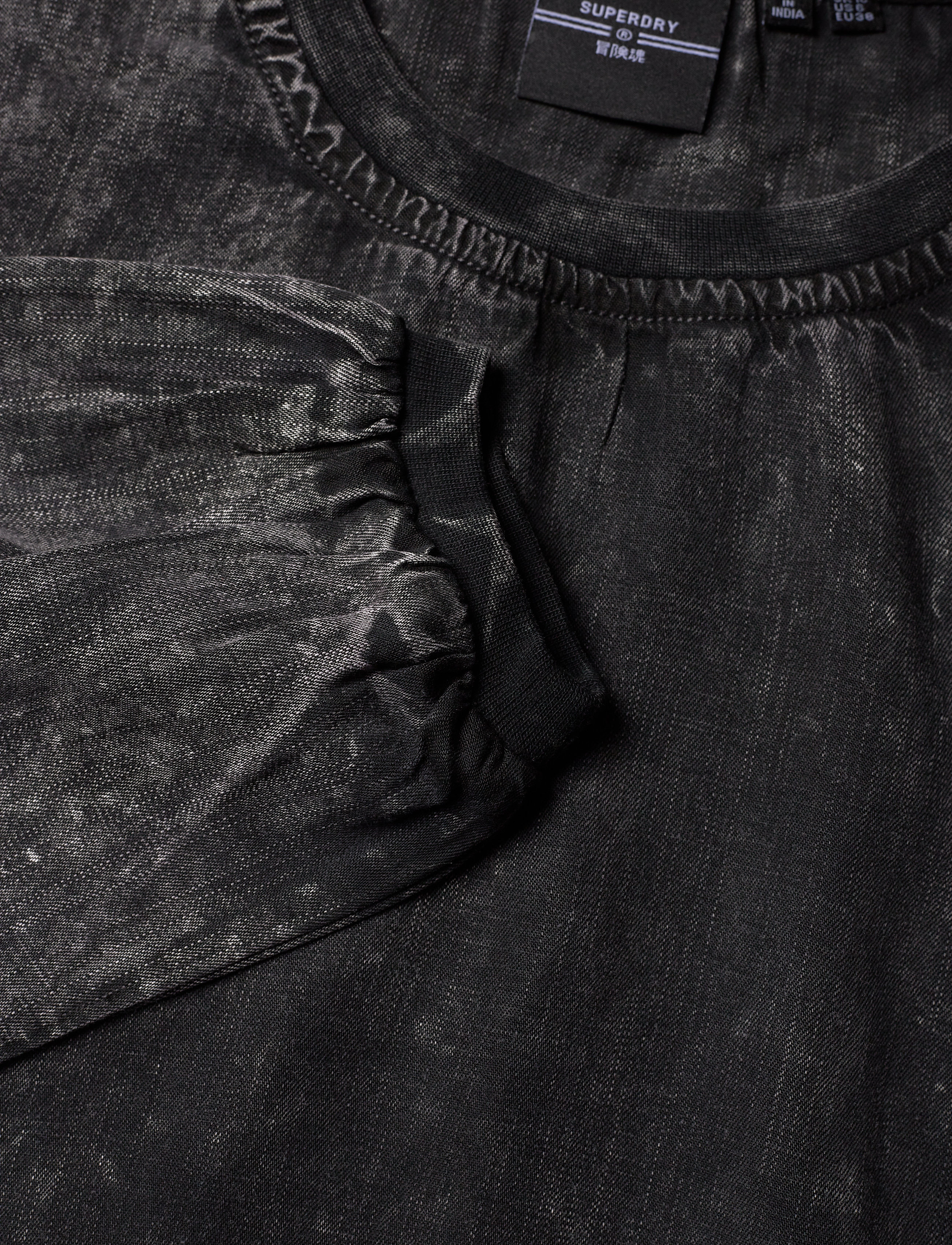Superdry - Mia Midi Dress - denimkjoler - washed black - 2