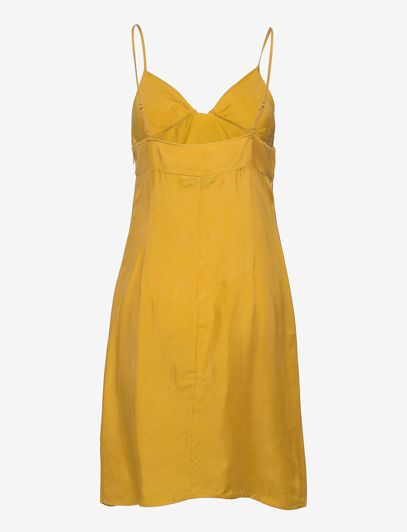 Superdry - CUPRO CAMI DRESS - slip in -mekot - sulphur yellow - 1