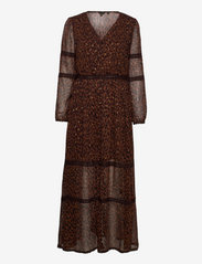 Superdry - Woven Maxi Dress - ilgos suknelės - leopard print - 0