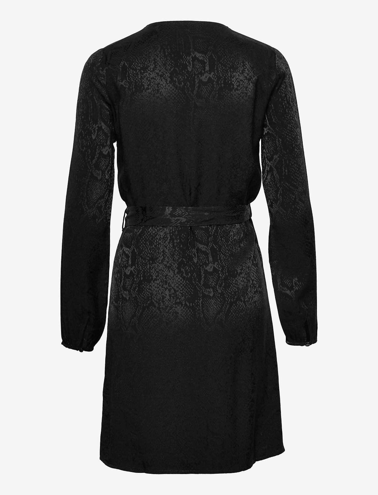 Superdry - STUDIOS JACQUARD WRAP DRESS - wrap dresses - black - 1