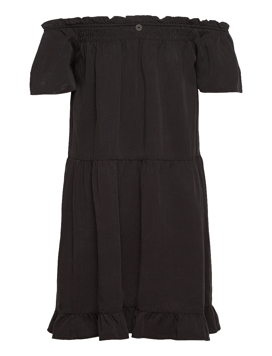 Superdry - VINTAGE OFF SHOULDER DRESS - black - 1