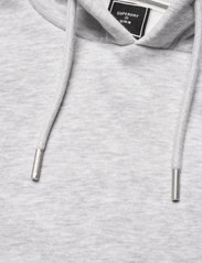 Superdry - VINTAGE LOGO EMB HOOD DRESS - sweatshirt dresses - glacier grey marl - 3