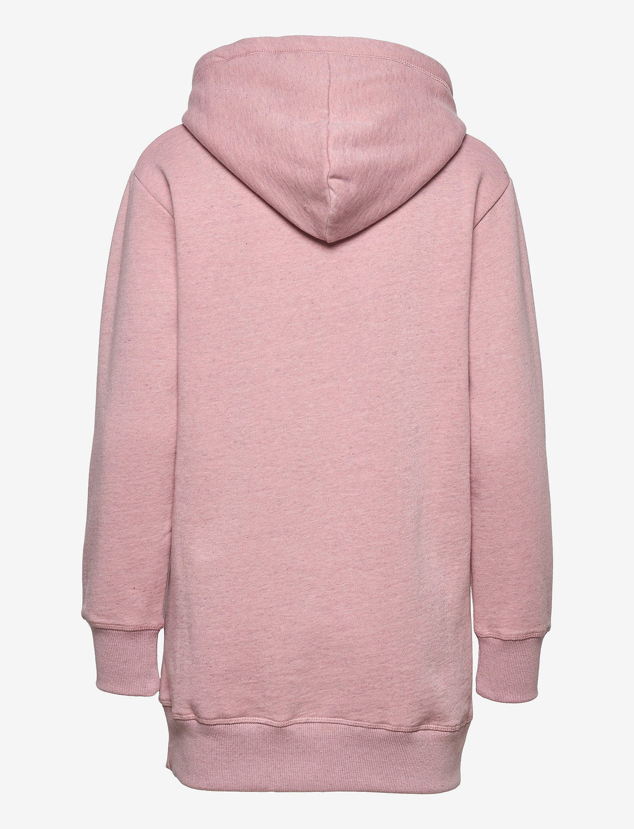 Superdry - VINTAGE LOGO EMB HOOD DRESS - sweatshirt dresses - soft pink marl - 1