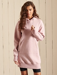 Superdry - VINTAGE LOGO EMB HOOD DRESS - sweatshirt dresses - soft pink marl - 2