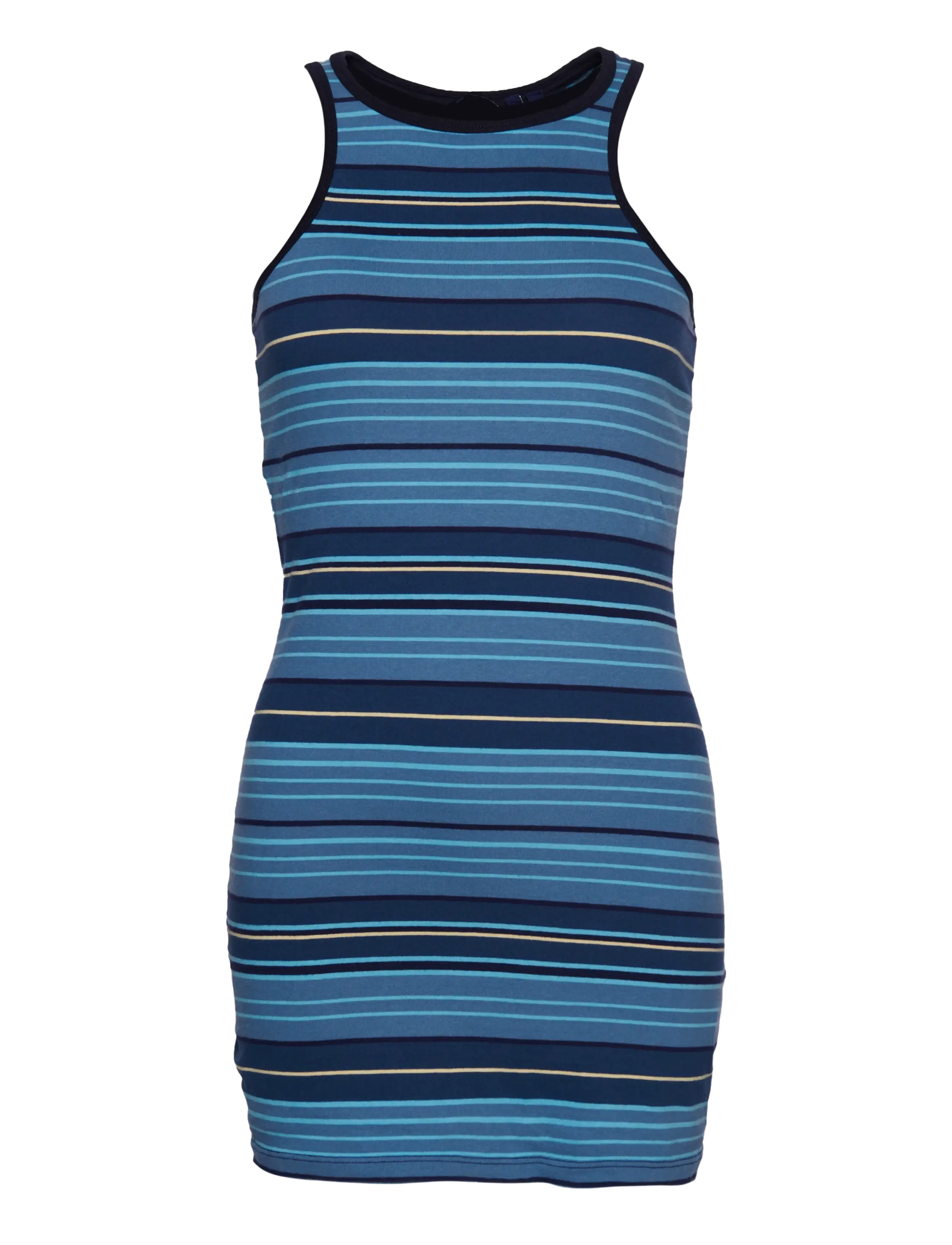 Superdry - VINTAGE STRIPE RACER DRESS - sommerkleider - tonal blue stripe - 1