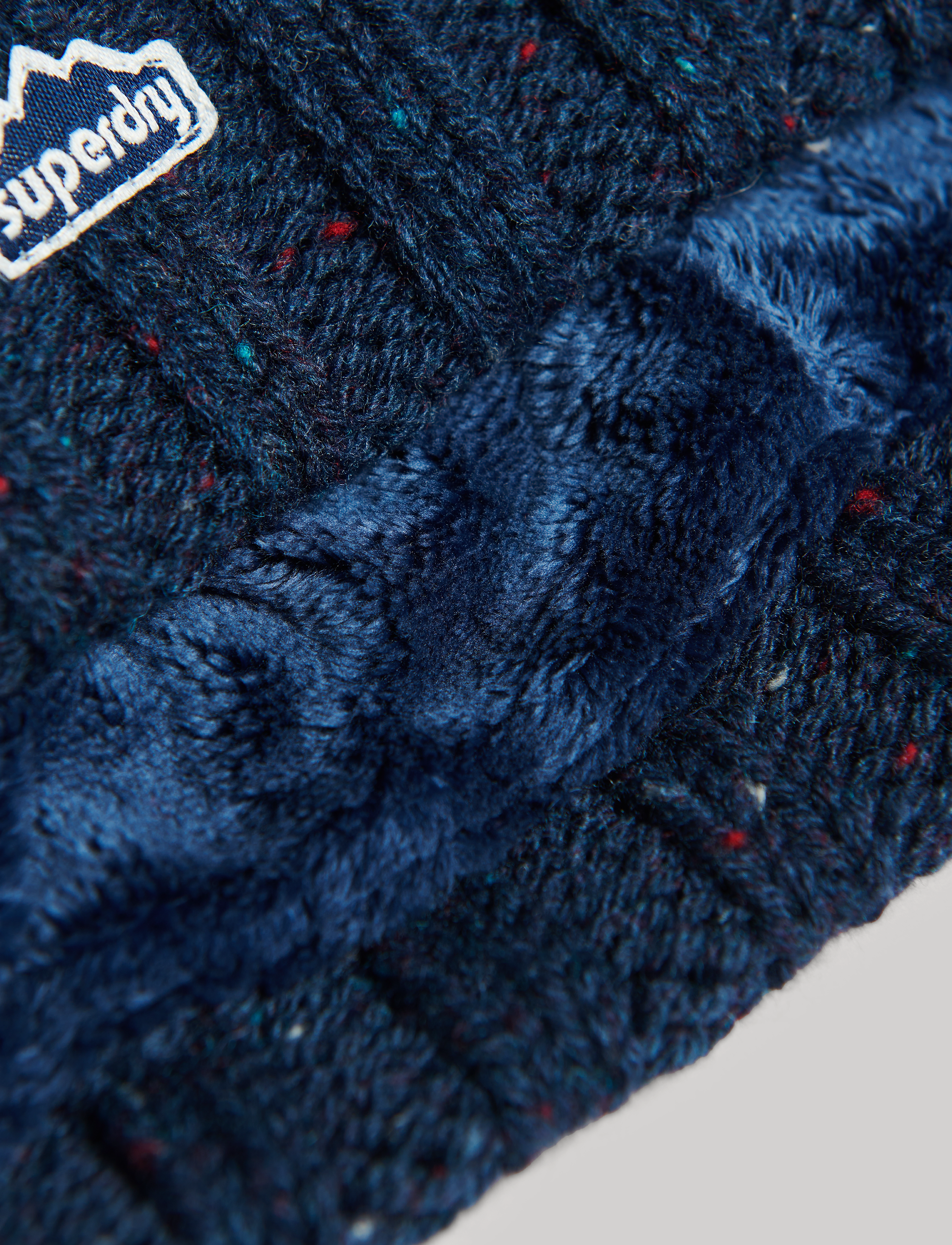 Superdry - VINTAGE CABLE BEANIE - huer - deep navy tweed - 2