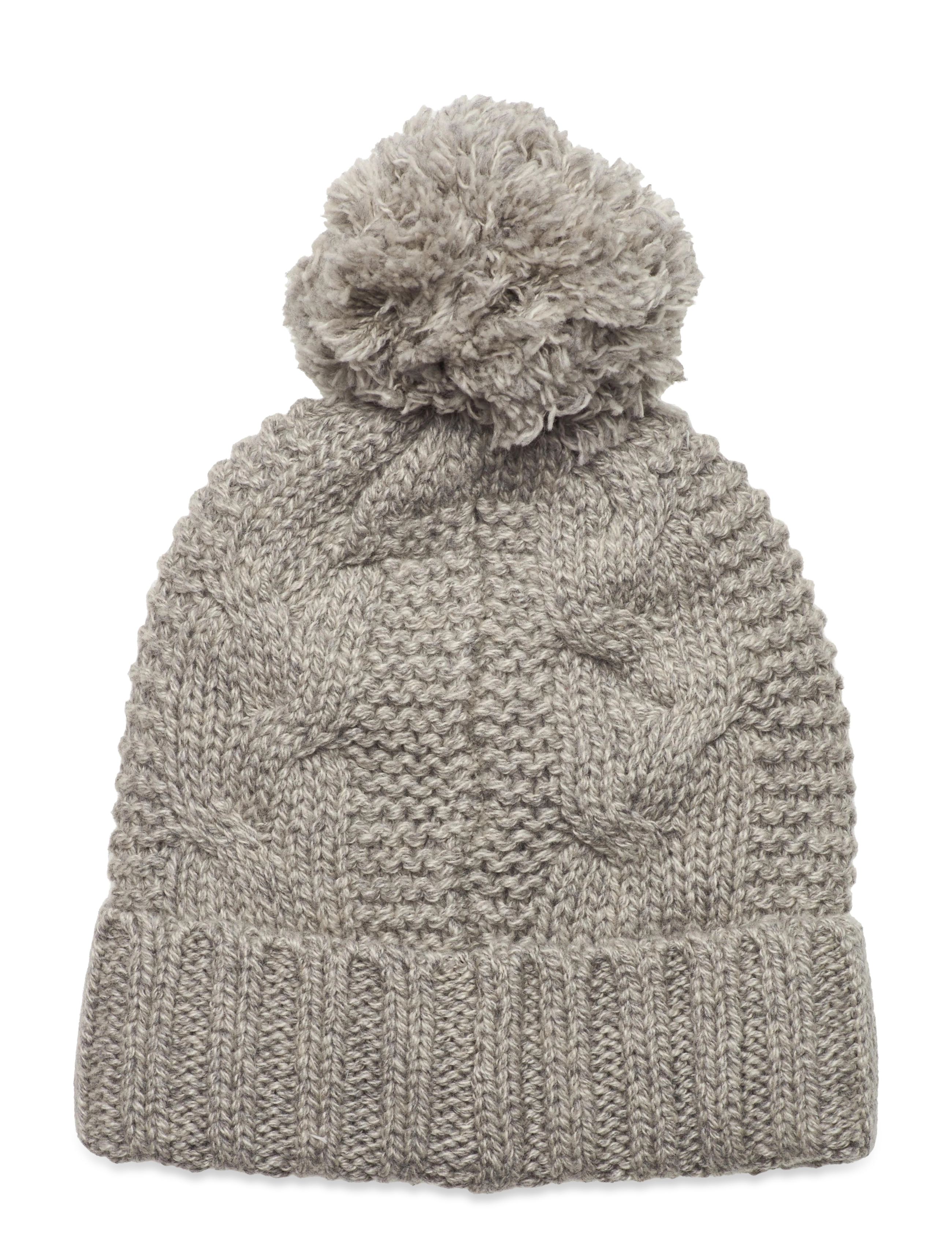 Superdry - VINTAGE CABLE BEANIE - light grey tweed - 1