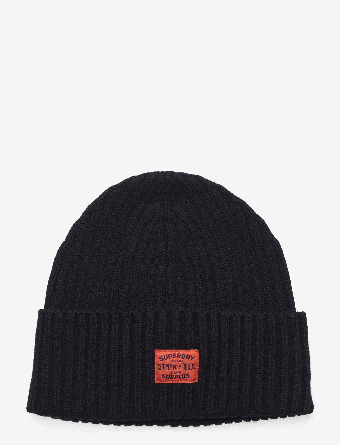 Superdry - WORKWEAR KNITTED BEANIE HAT - black - 0