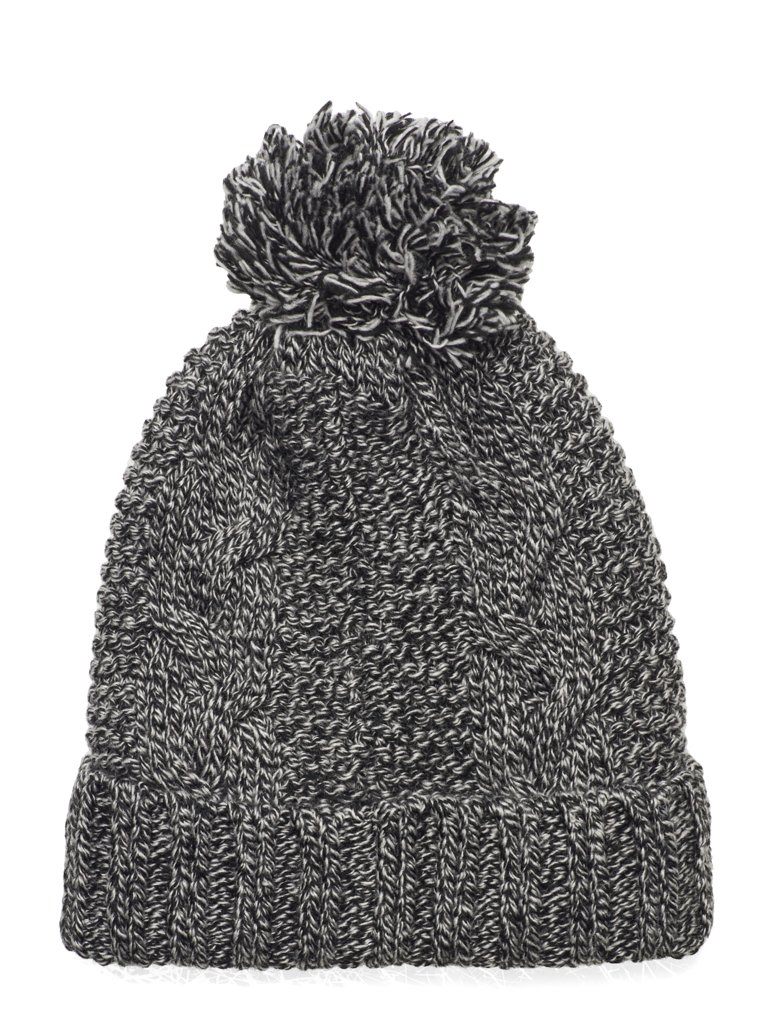 Superdry - CABLE KNIT BEANIE HAT - huer - black fleck - 1