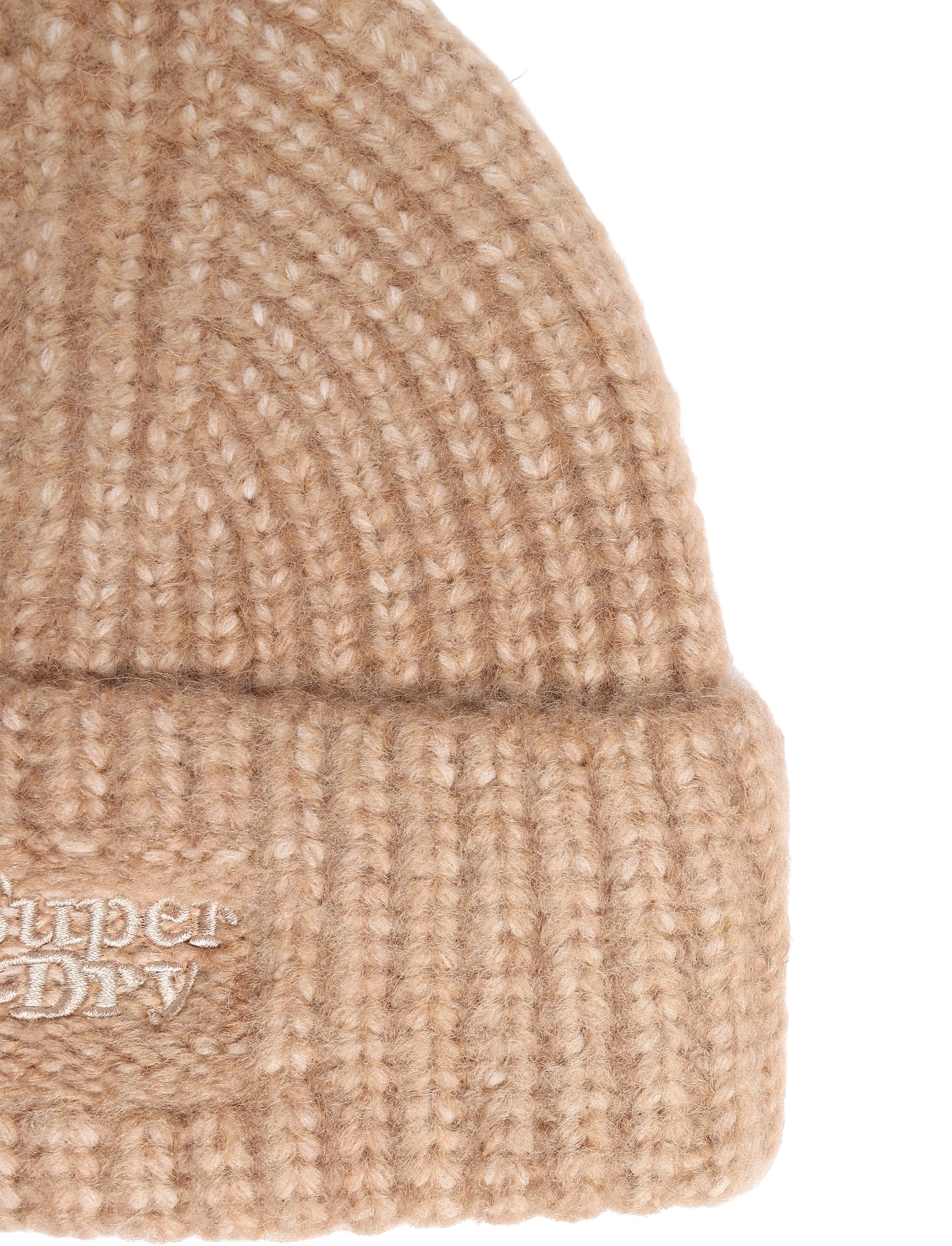 Superdry - RIB KNIT BEANIE HAT - accessoires - toasted coconut brown - 2