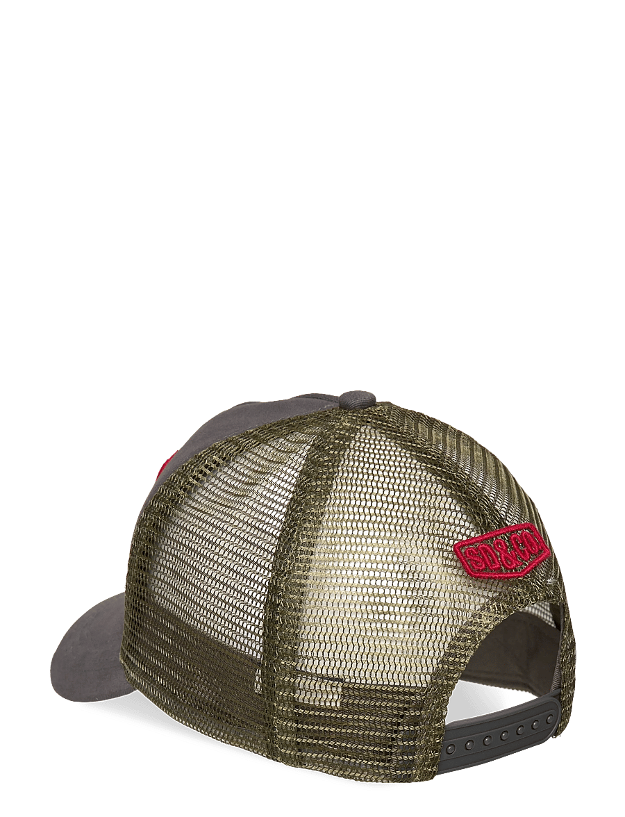 Superdry - MESH TRUCKER CAP - kappen - flint stone blue grey - 2