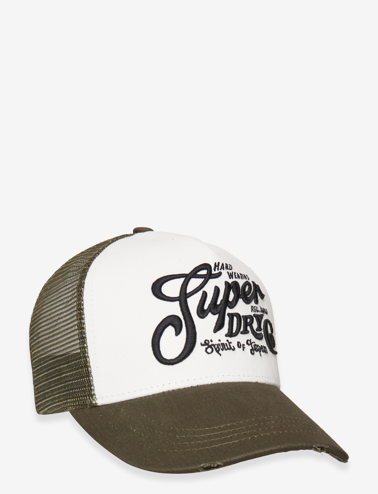Superdry - MESH TRUCKER CAP - laveste priser - khaki/ecru - 0