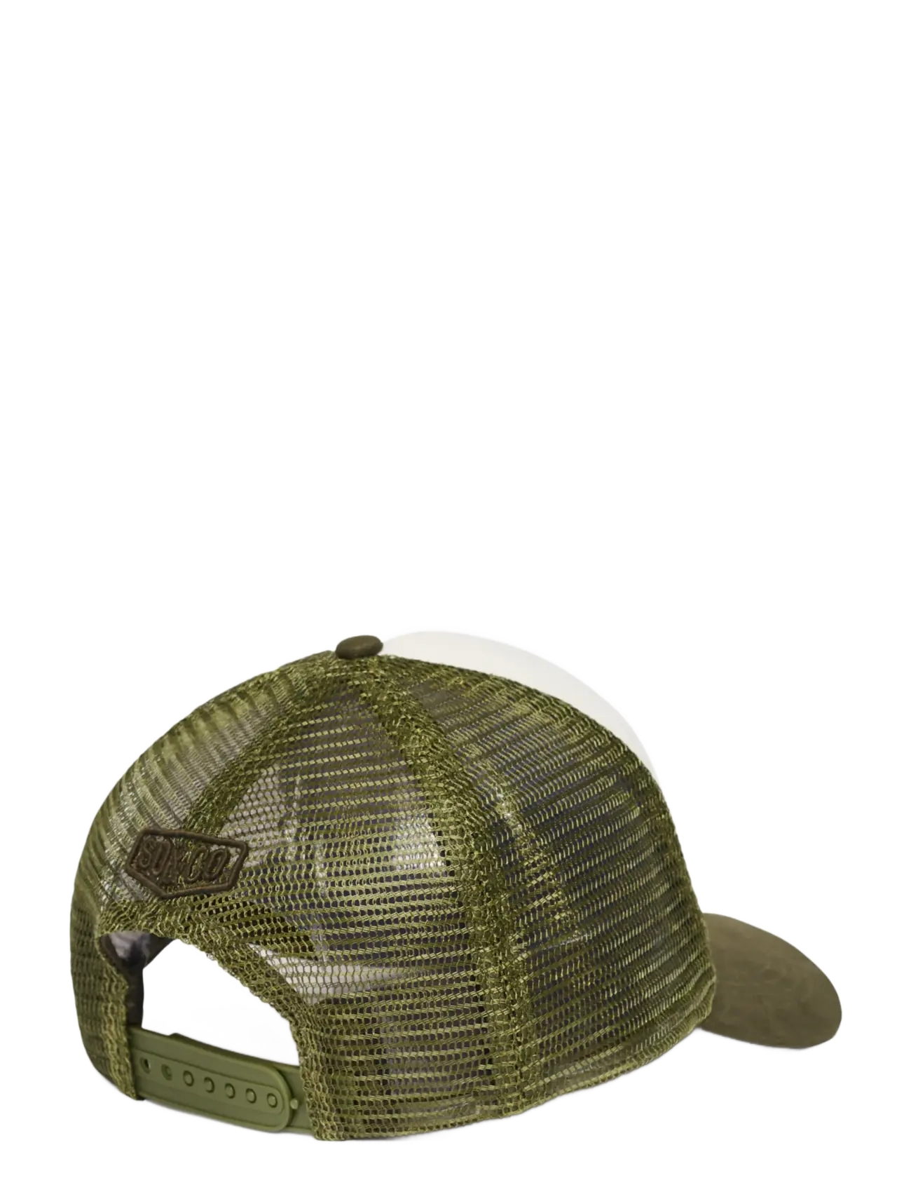Superdry - MESH TRUCKER CAP - najniższe ceny - khaki/ecru - 2