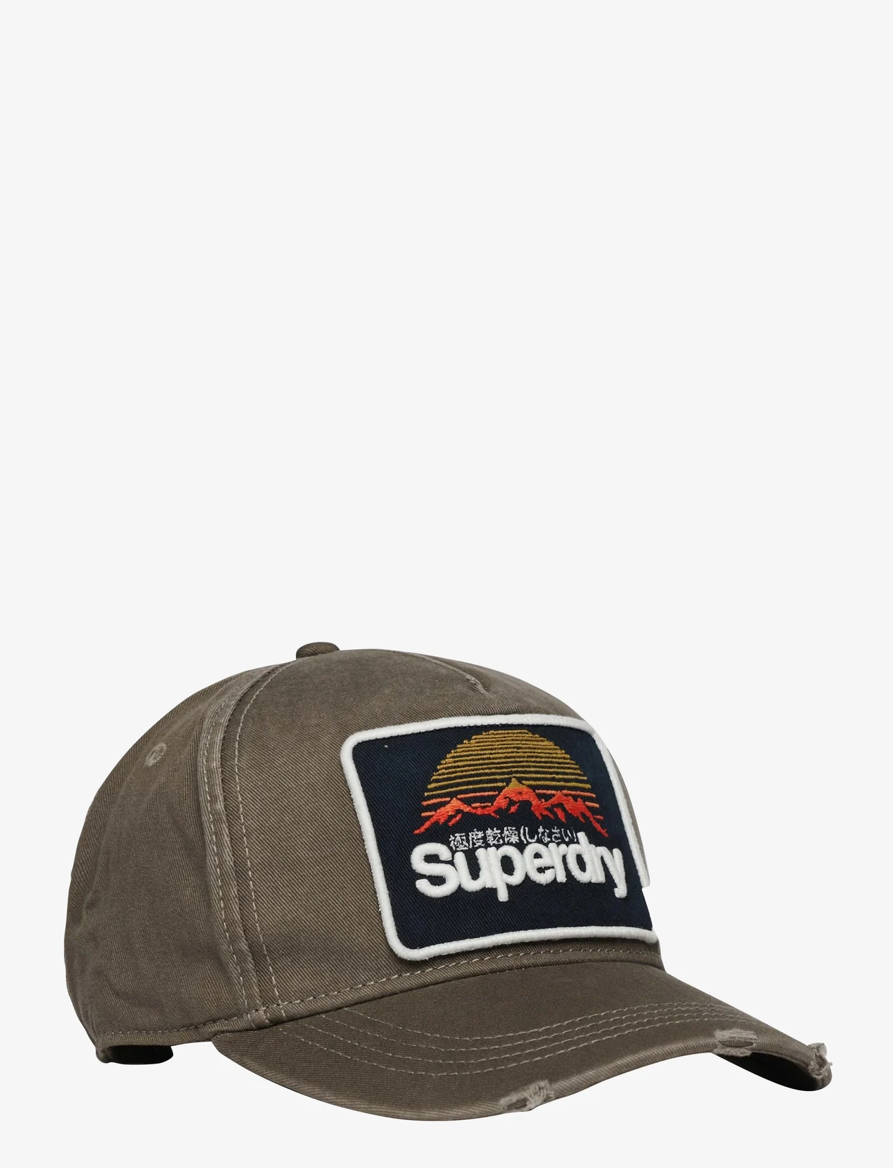 Superdry - GRAPHIC TRUCKER CAP - najniższe ceny - khaki - 0