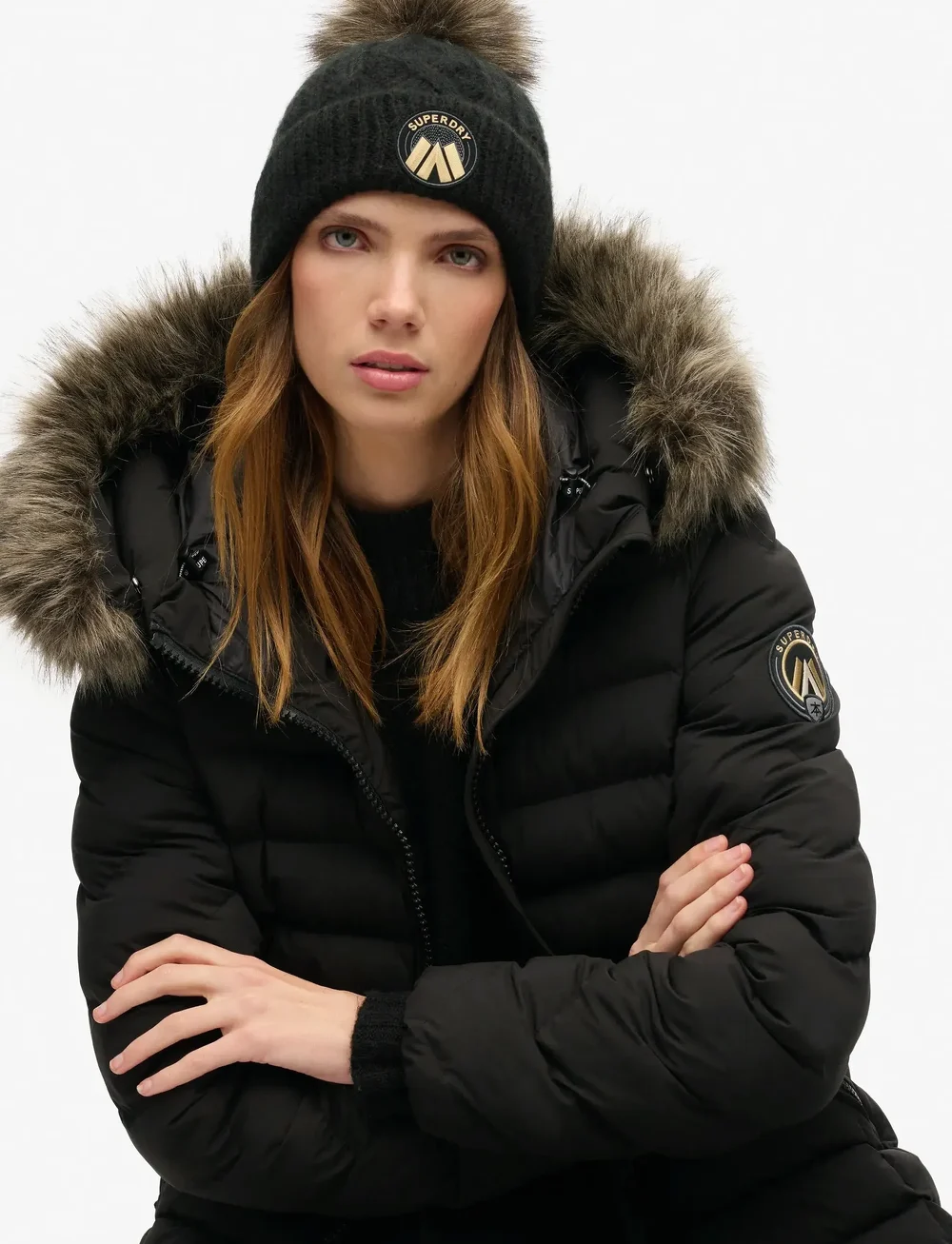 Superdry Cable Luxe Knit Beanie Hat Mutzen Boozt