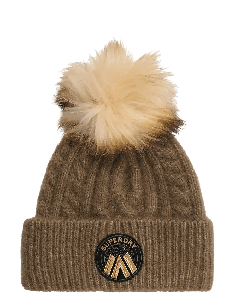 Superdry - CABLE LUXE KNIT BEANIE HAT - moss khaki - 1