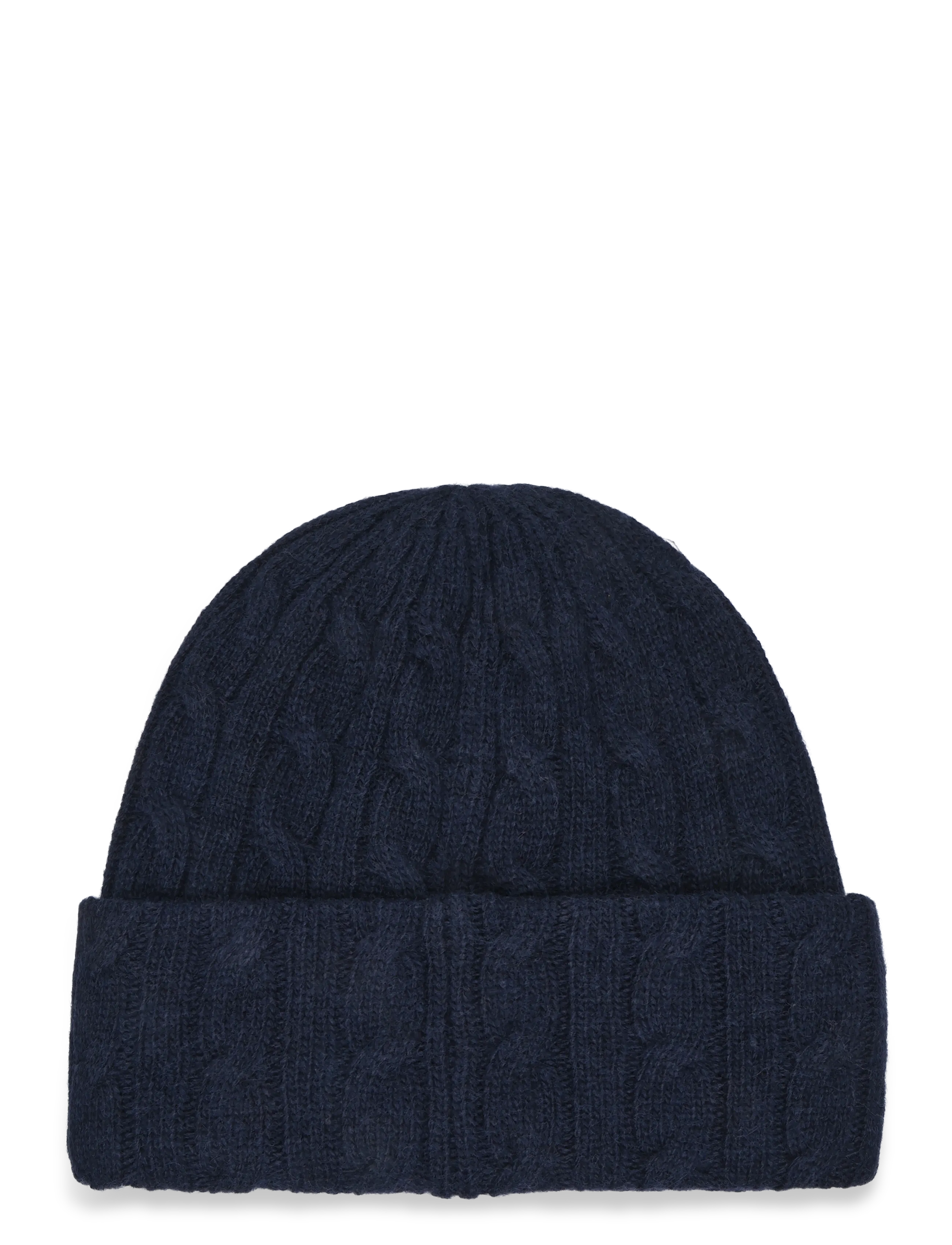 Superdry - PREMIUM CABLE KNIT BEANIE HAT - beanies - eclipse navy - 2