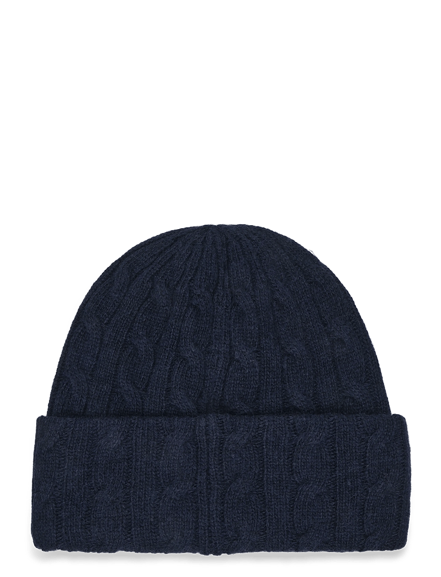 Superdry - PREMIUM CABLE KNIT BEANIE HAT - beanies - eclipse navy - 2