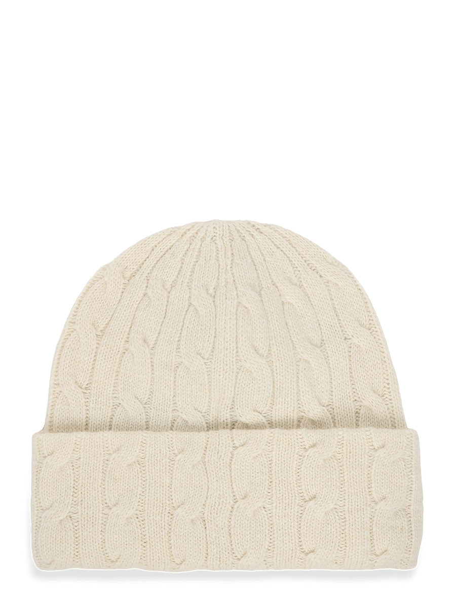 Superdry - PREMIUM CABLE KNIT BEANIE HAT - mützen - natural cream - 2