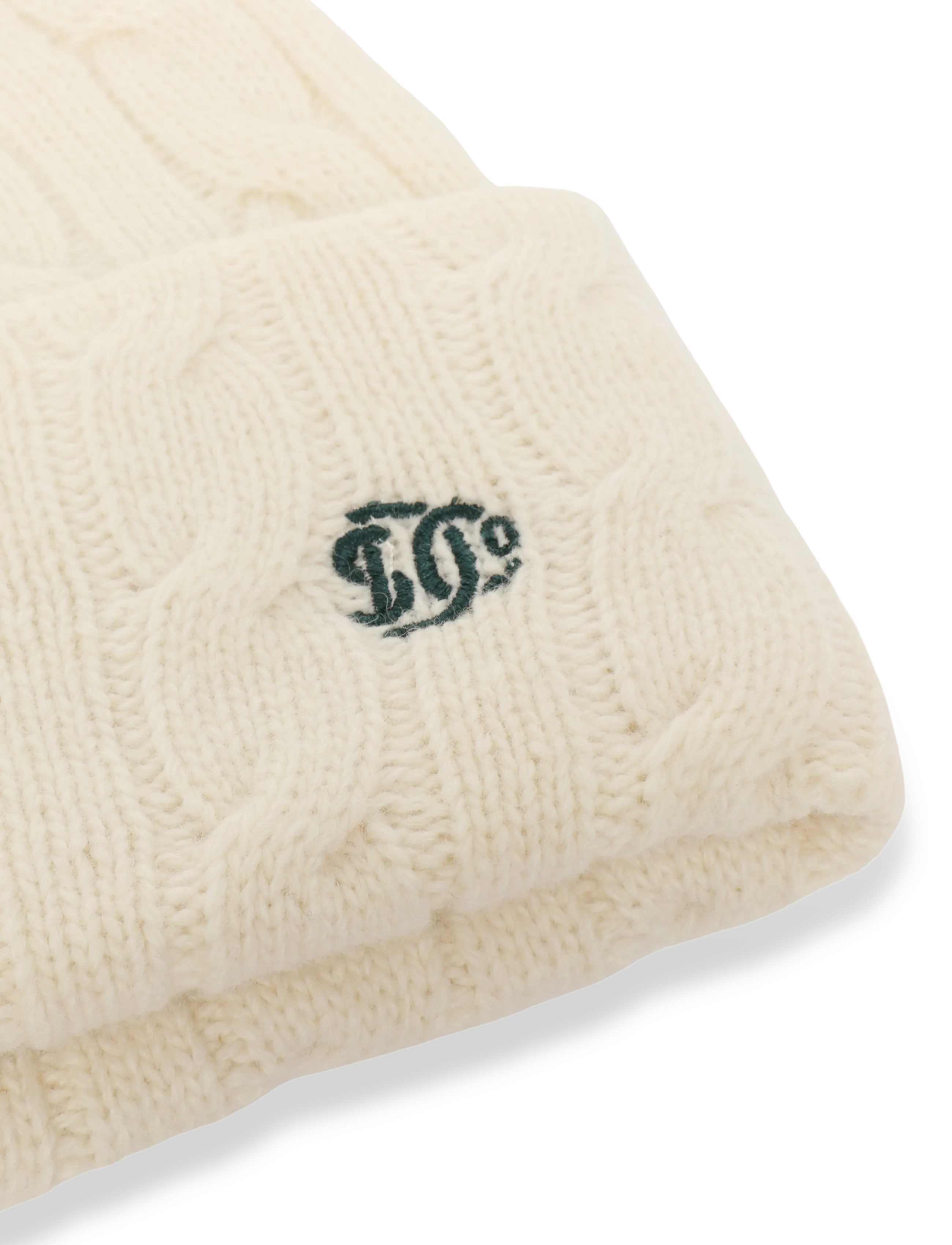 Superdry - PREMIUM CABLE KNIT BEANIE HAT - mützen - natural cream - 3