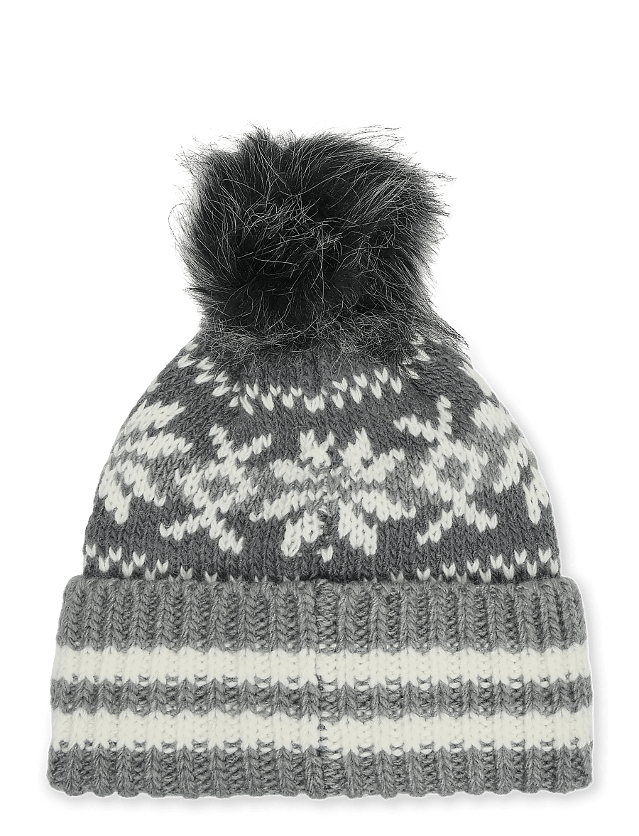 Superdry - OUTDOORS FAIRISLE BEANIE HAT - mützen - charcoal marl - 2