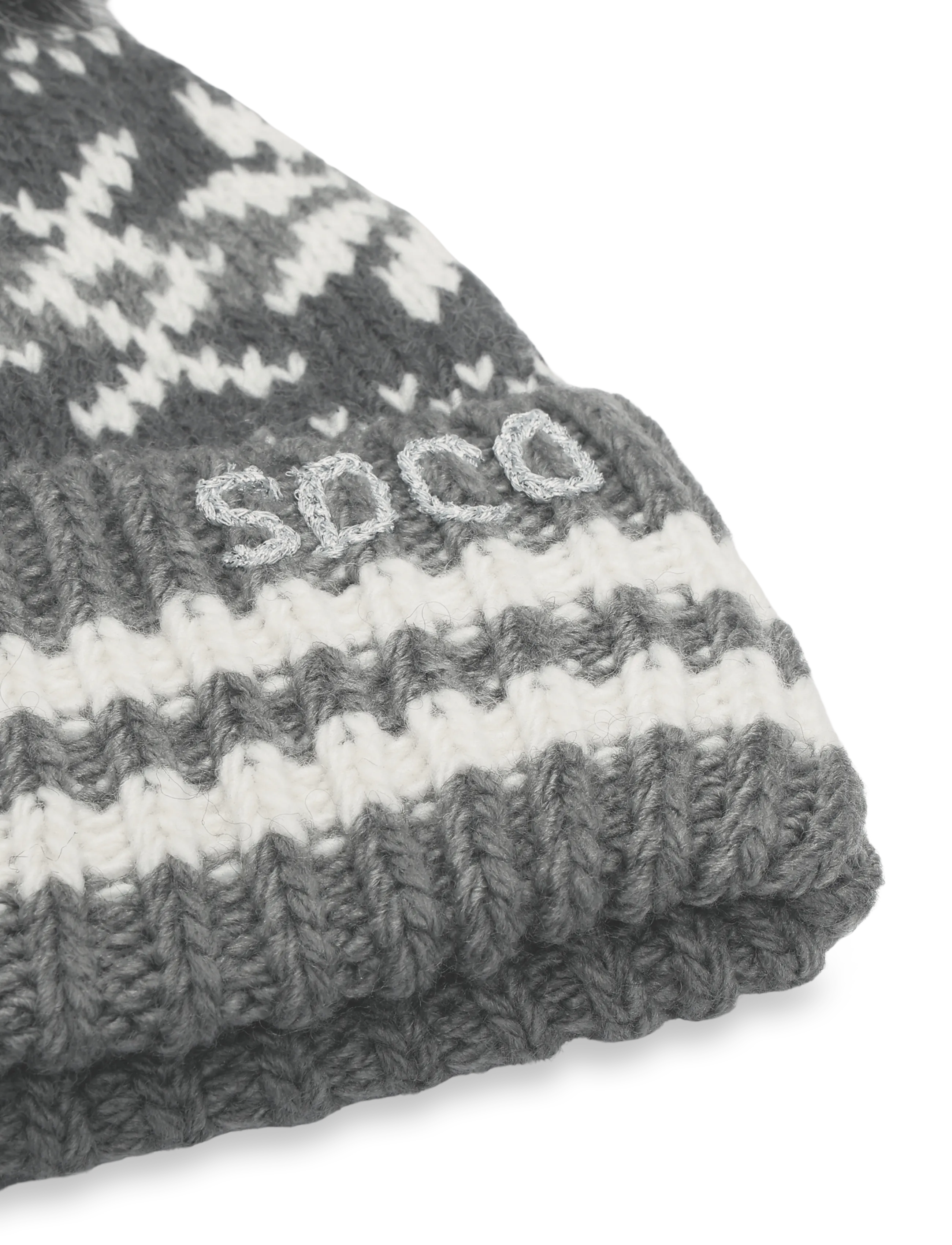 Superdry - OUTDOORS FAIRISLE BEANIE HAT - mützen - charcoal marl - 3