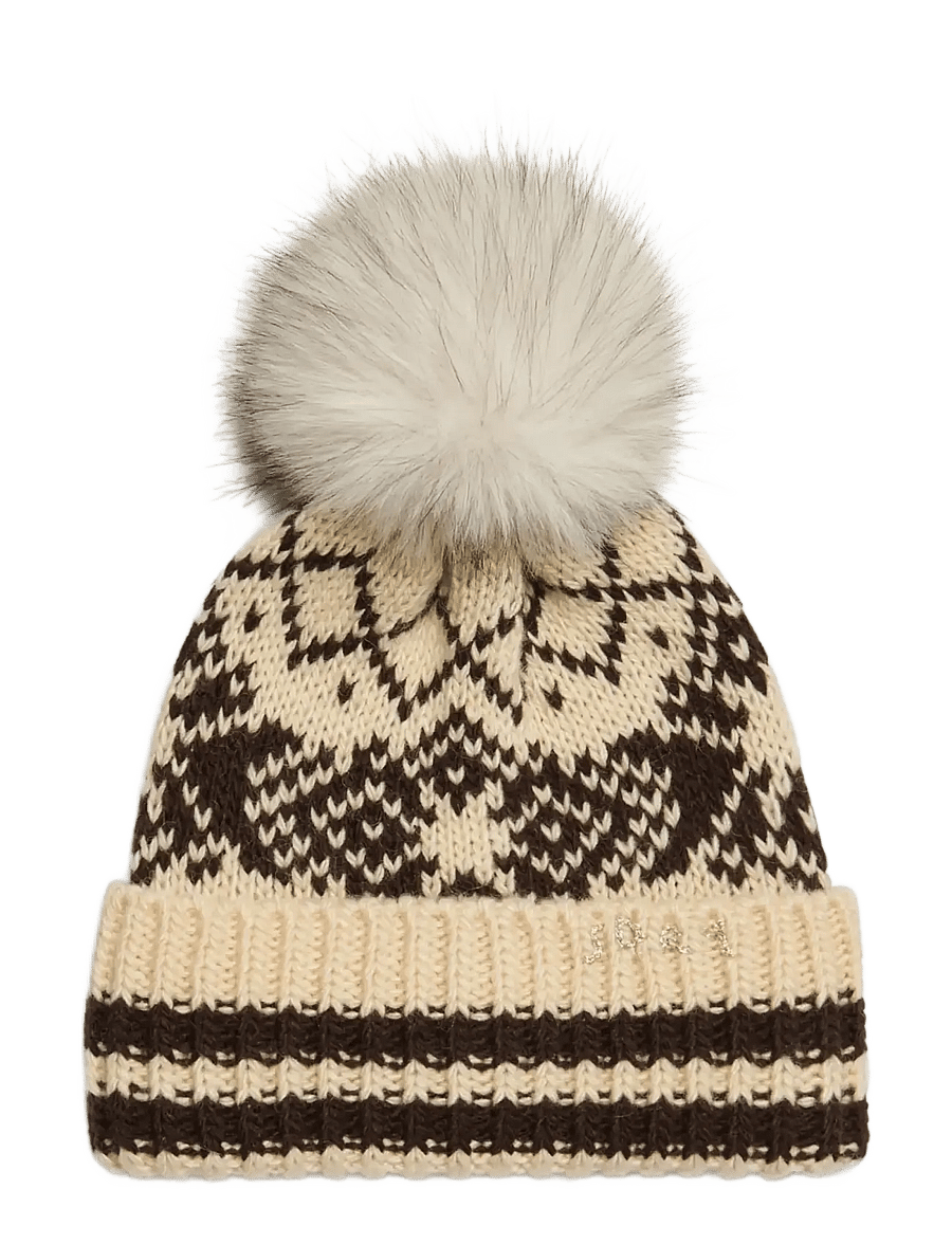 Superdry - OUTDOORS FAIRISLE BEANIE HAT - kootud mütsid - natural cream - 1