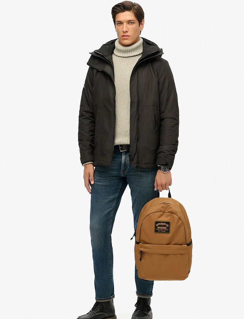 Superdry - PATCHED MONTANA - shoppa efter tillfälle - denim co tobacco brown - 0