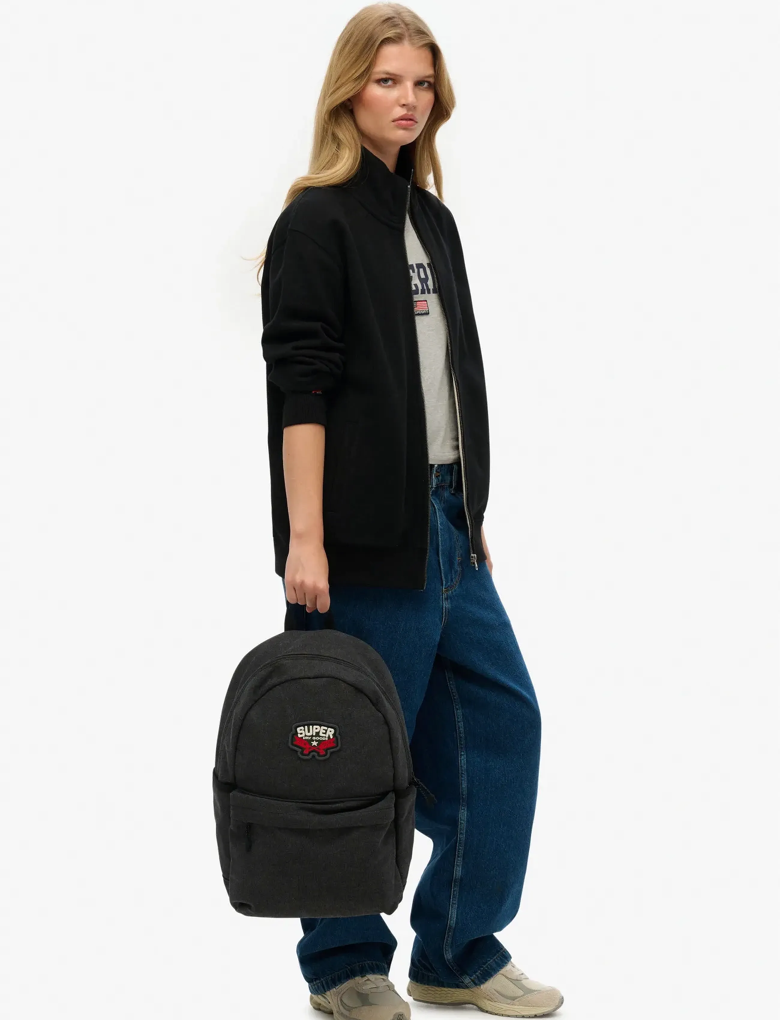 Superdry Workwear Canvas Montana, One Size, Bags, Schwarz - Backpacks, Männerswear