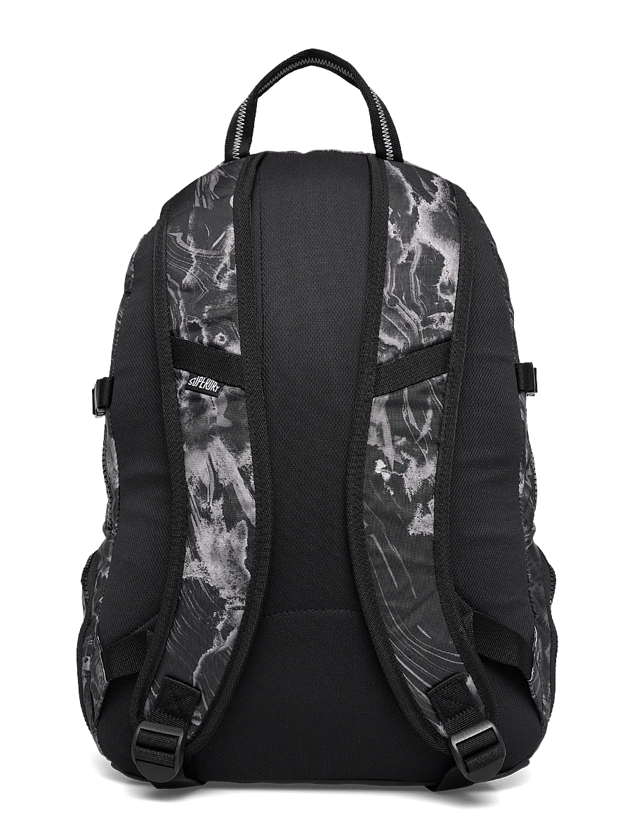 Superdry - OUTDOOR 28L BACKPACK - sportrucksäcke - woodgrain print black - 1