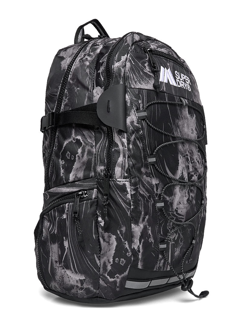 Superdry - OUTDOOR 28L BACKPACK - sportrugzakken - woodgrain print black - 2