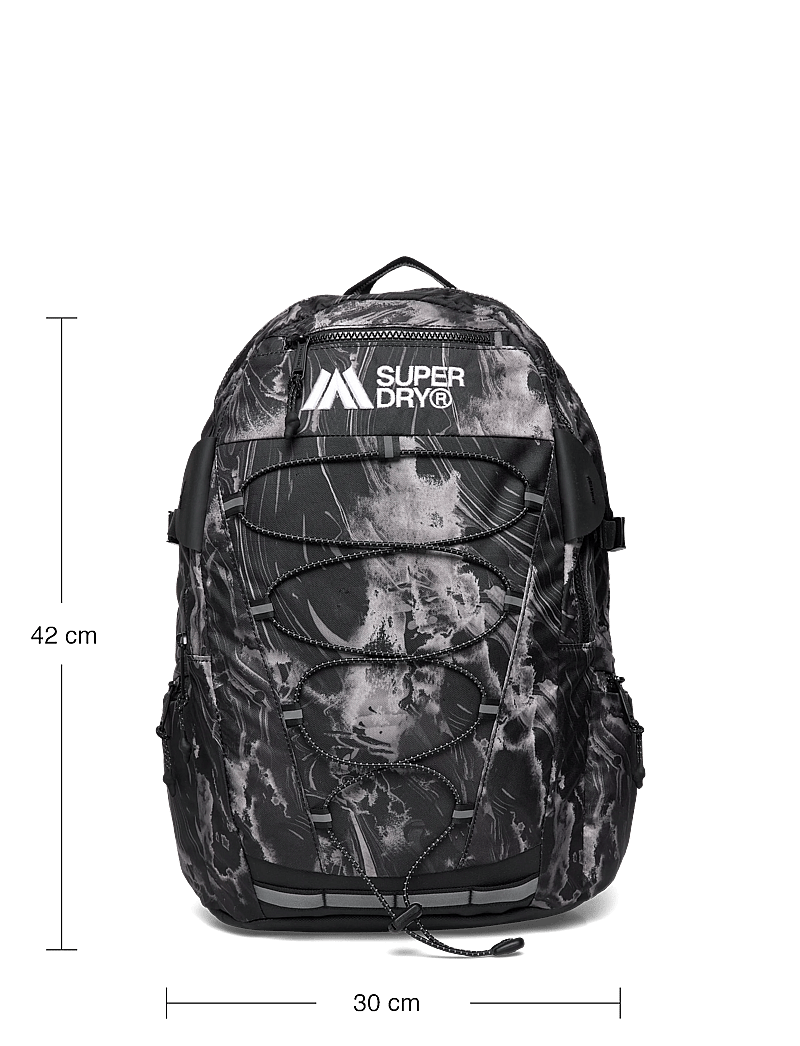 Superdry - OUTDOOR 28L BACKPACK - sportrugzakken - woodgrain print black - 4
