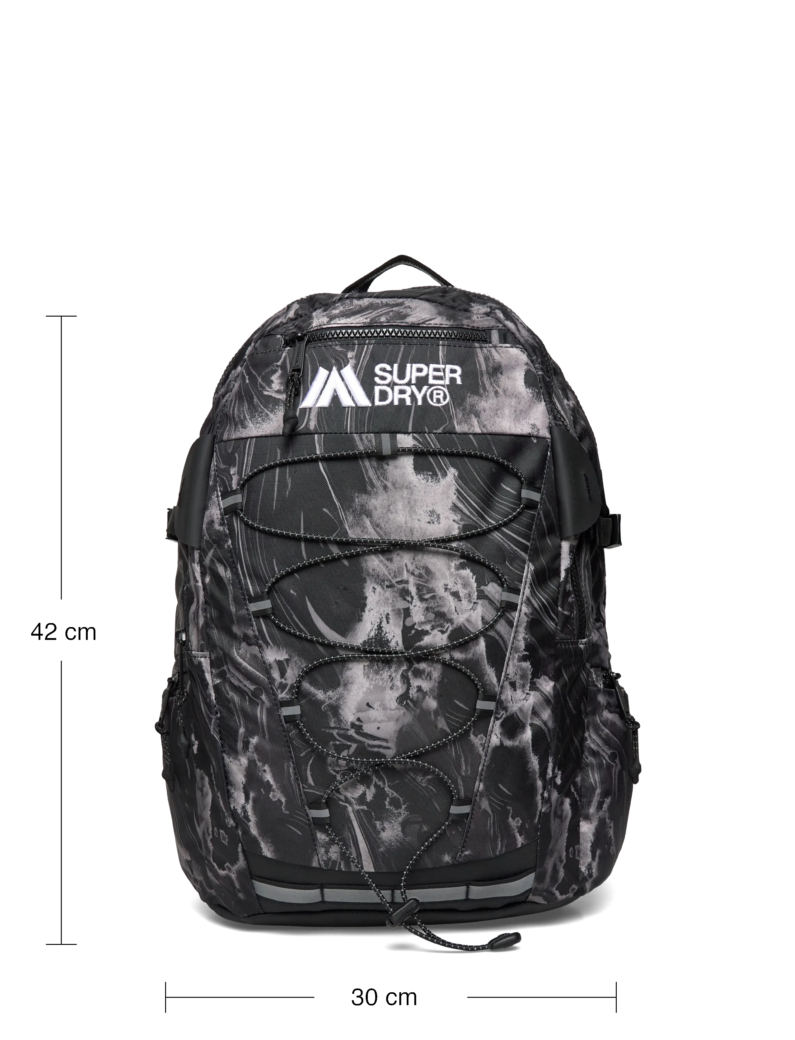 Superdry - OUTDOOR 28L BACKPACK - sportrucksäcke - woodgrain print black - 4