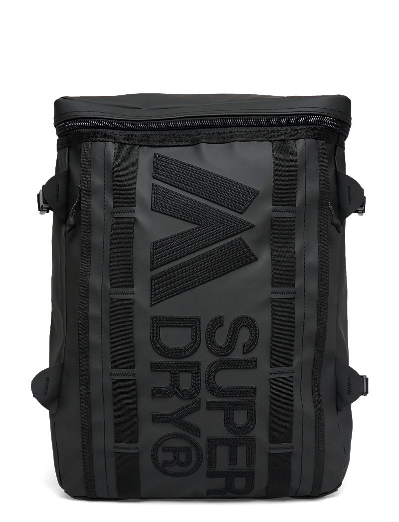 Superdry - OUTDOOR 30L TARP BACKPACK - sportrucksäcke - black - 0
