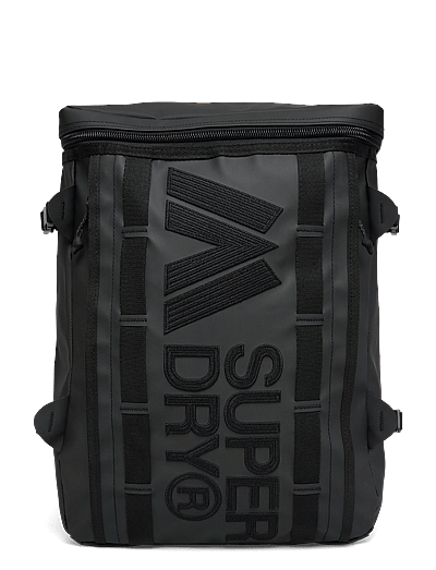Superdry OUTDOOR 30L TARP BACKPACK - Tyylikkäät reput - BLACK / black