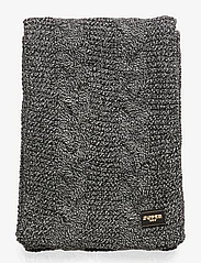 Superdry - CABLE KNIT SCARF - halsdukar - black fleck - 1