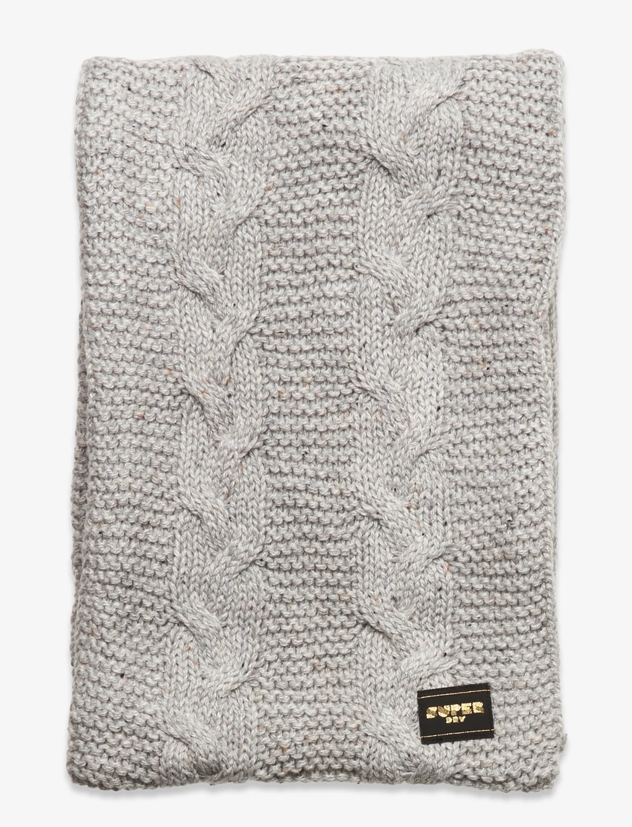 Superdry - CABLE KNIT SCARF - wintersjaals - ice grey fleck - 1