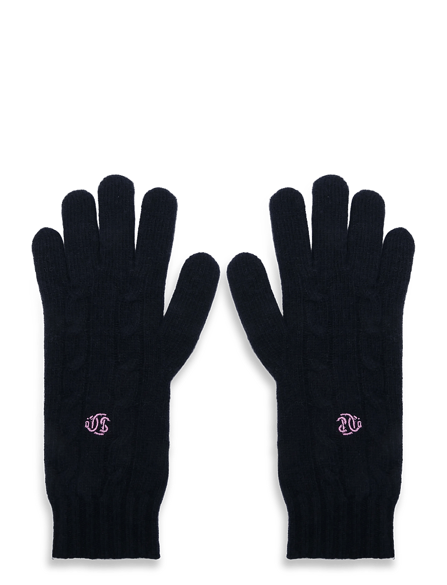 Superdry - PREMIUM CABLE GLOVES - everyday style - eclipse navy - 0