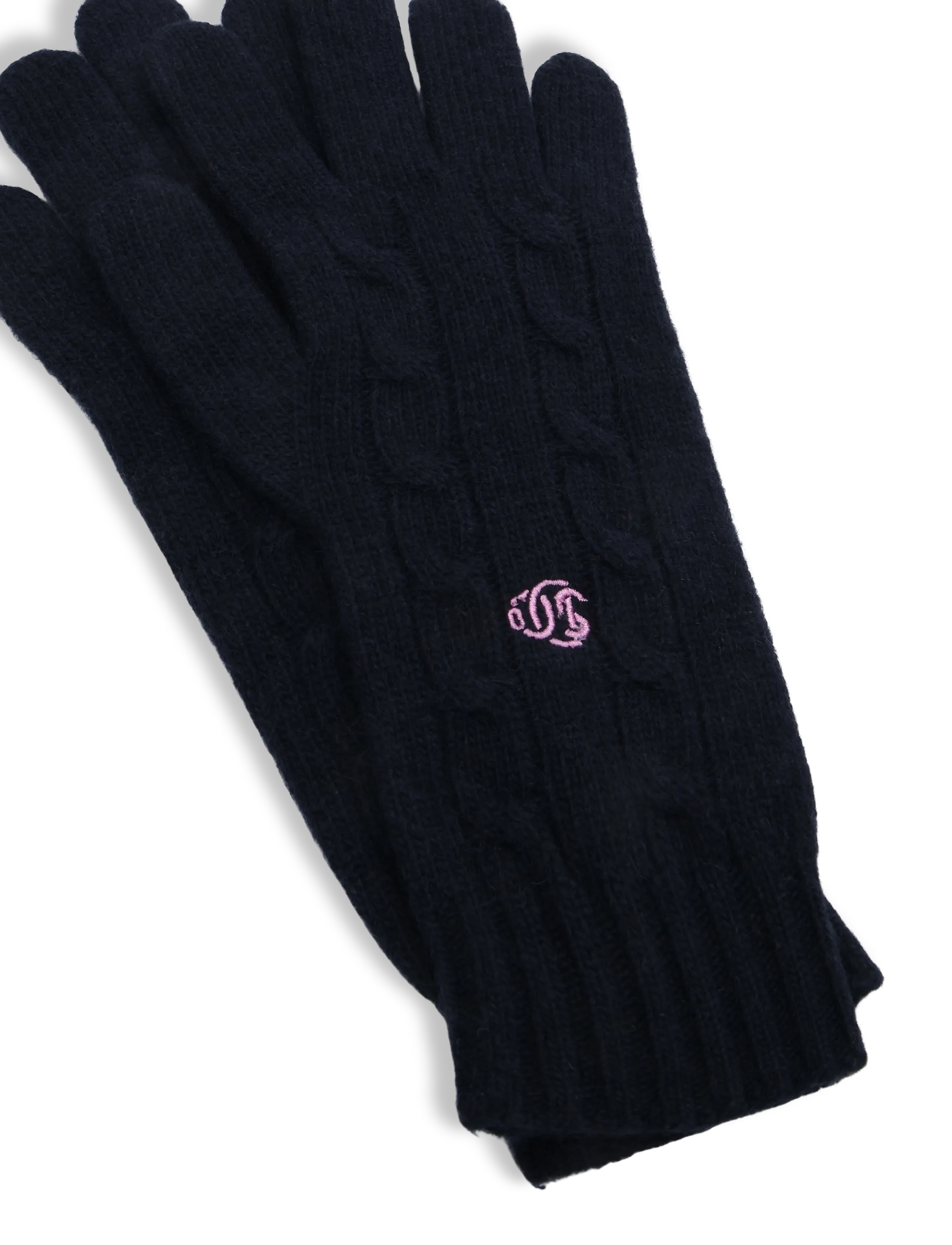 Superdry - PREMIUM CABLE GLOVES - eclipse navy - 2