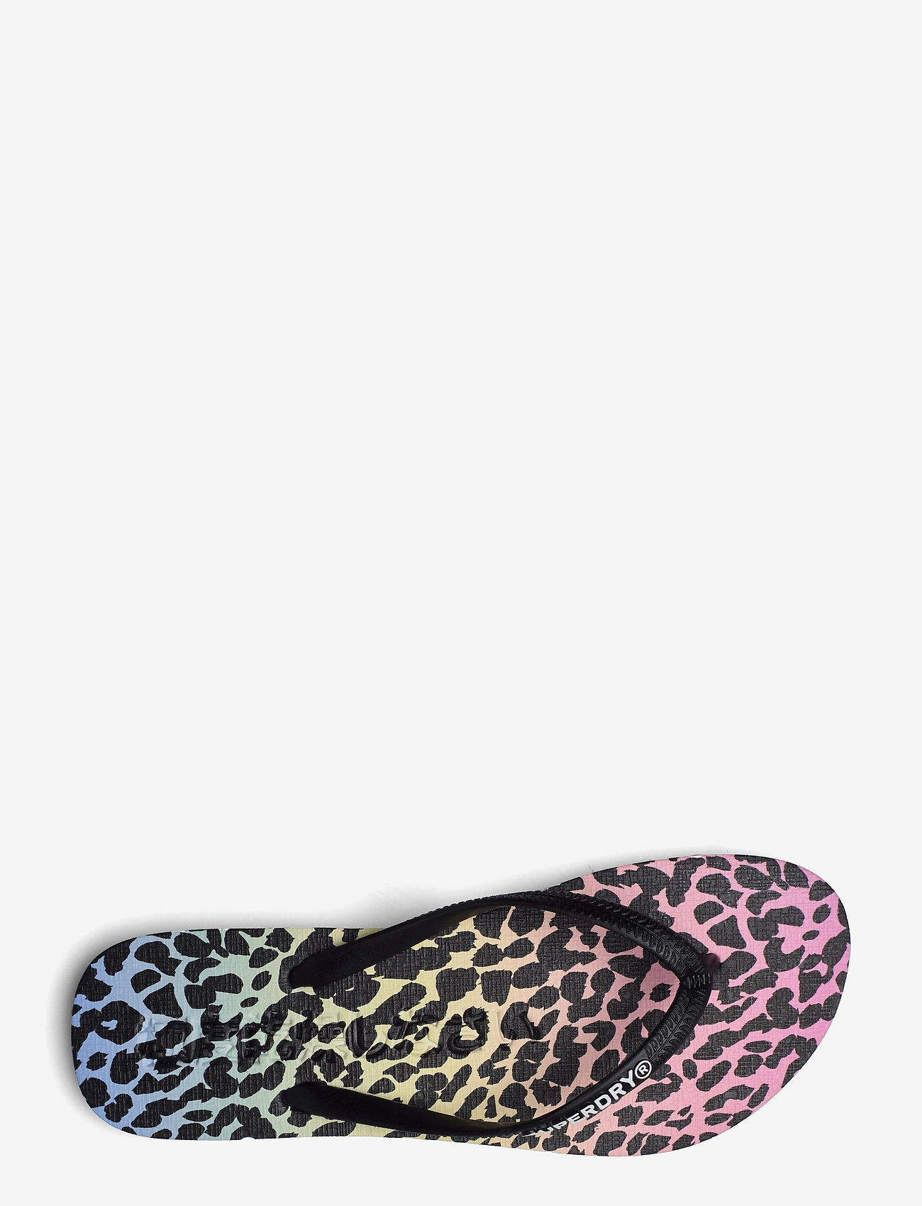 Superdry - SUPER SLEEK AOP FLIP FLOP - rainbow animal ombre - 3