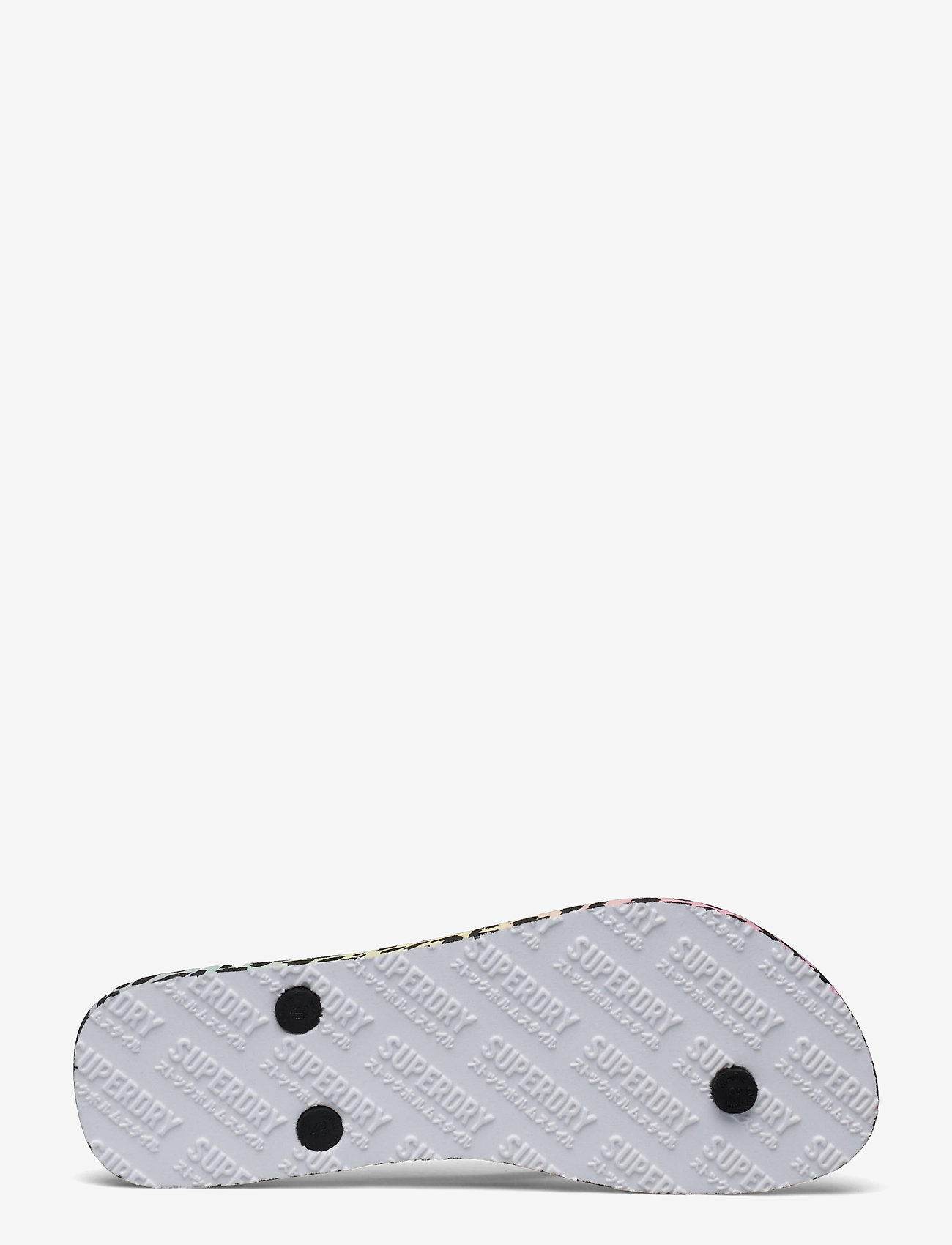 Superdry - SUPER SLEEK AOP FLIP FLOP - rainbow animal ombre - 4