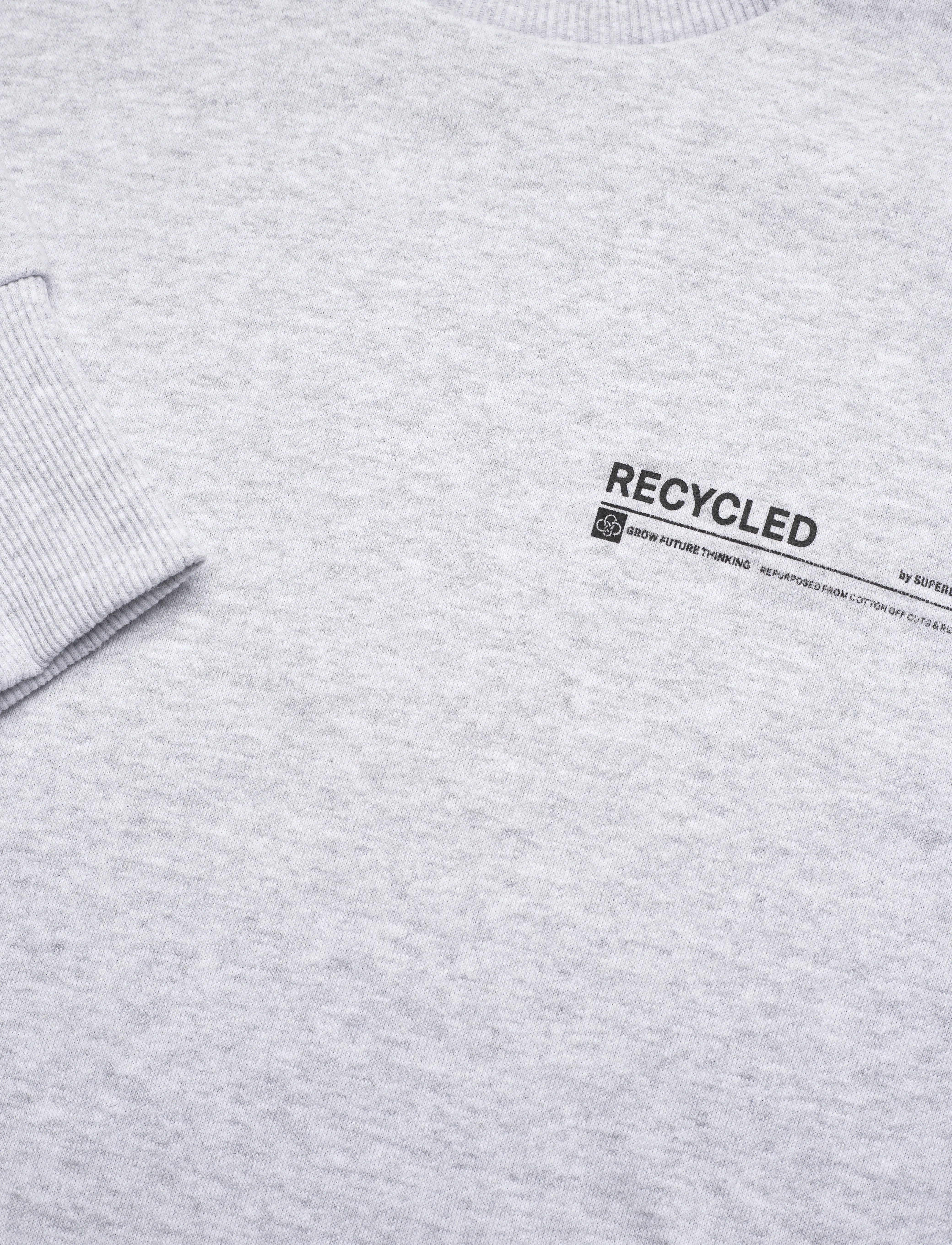 Superdry - STUDIOS RCYCL MICRO TOP CREW - flake marl - 2